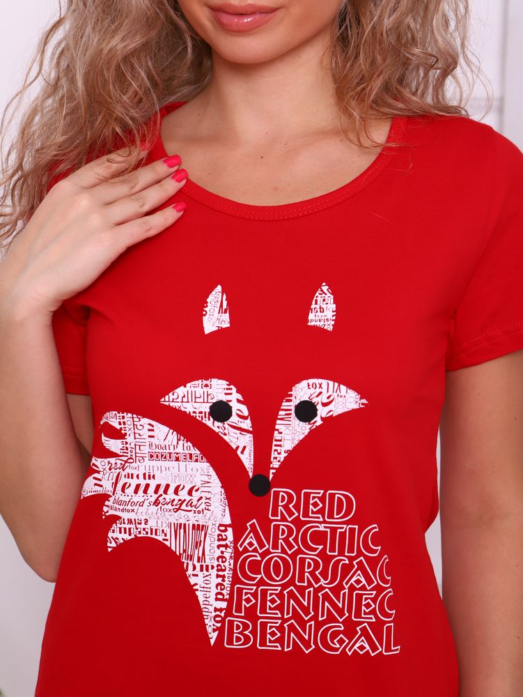 Пижама женская, модель 154, трикотаж (42 размер, Red Fox)