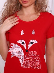 Пижама женская, модель 146, трикотаж (52 размер, Red Fox)